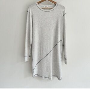 Rag & Bone Ribbed Sweater Dress Grey Small